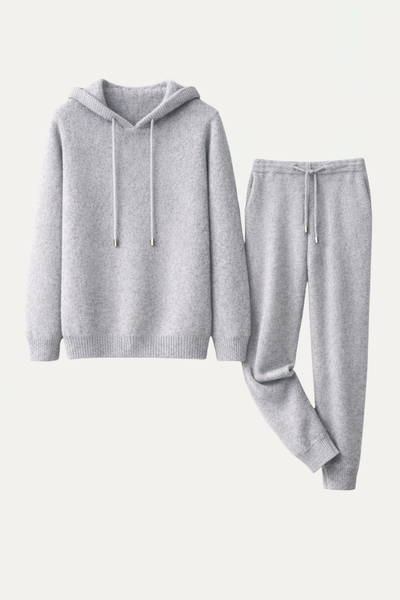 Pure Cashmere Leisure Set – Arctic Grey