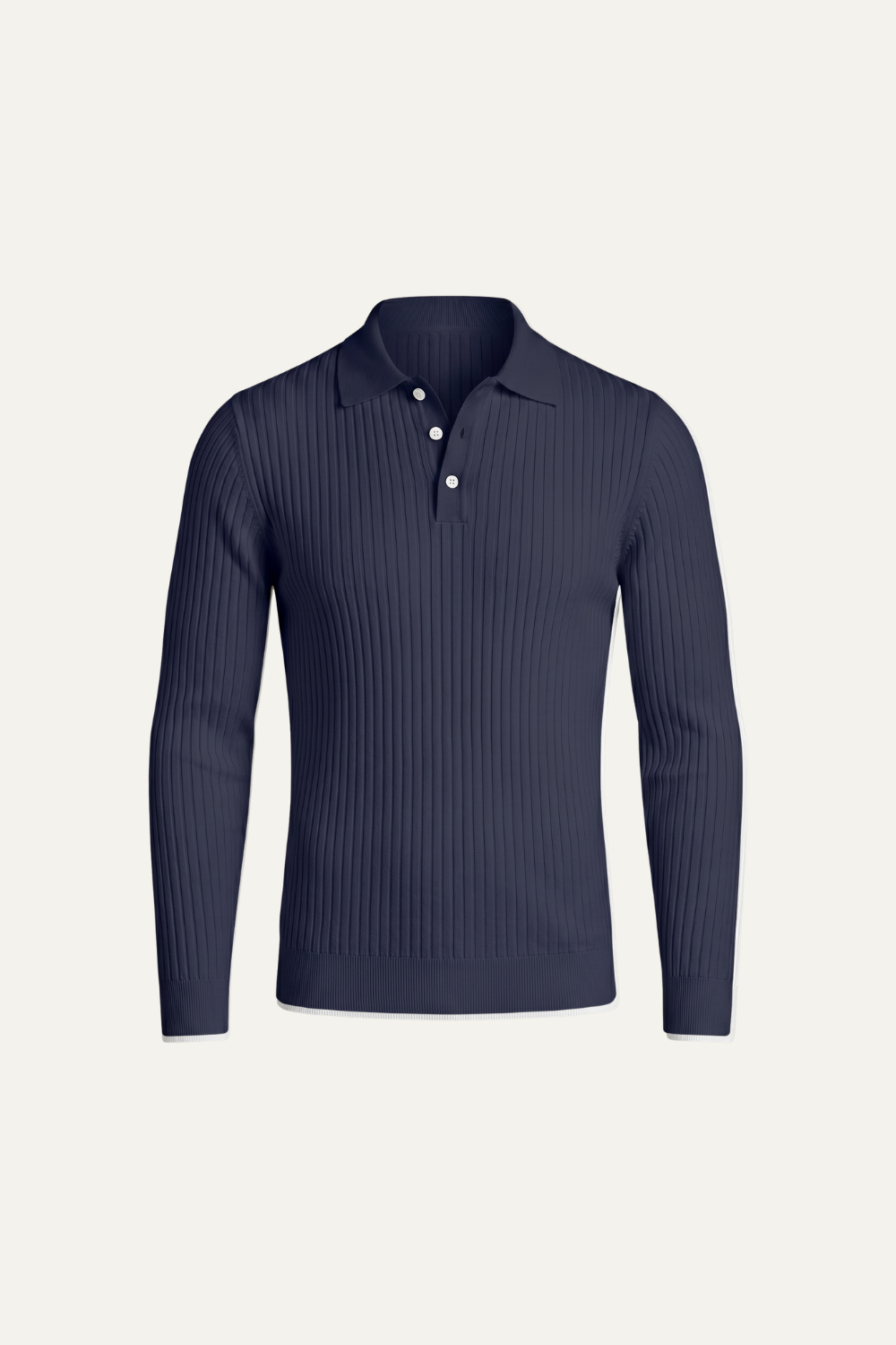 Marcello™ Ribbed Polo Navy