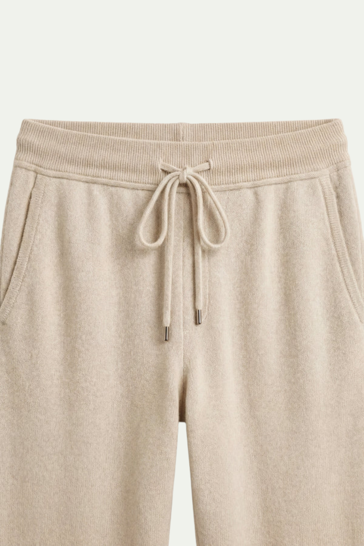 Elviro Cashmere Hooded Zip Set Cream