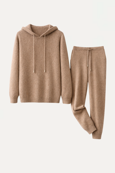 Pure Cashmere Leisure Set – Luxury Sand