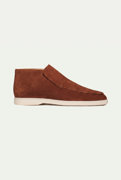 Maroon High Top Loafer