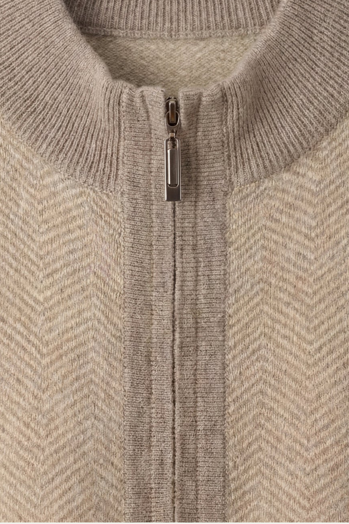 Mirsino Zip Set Camel Pure Cashmere