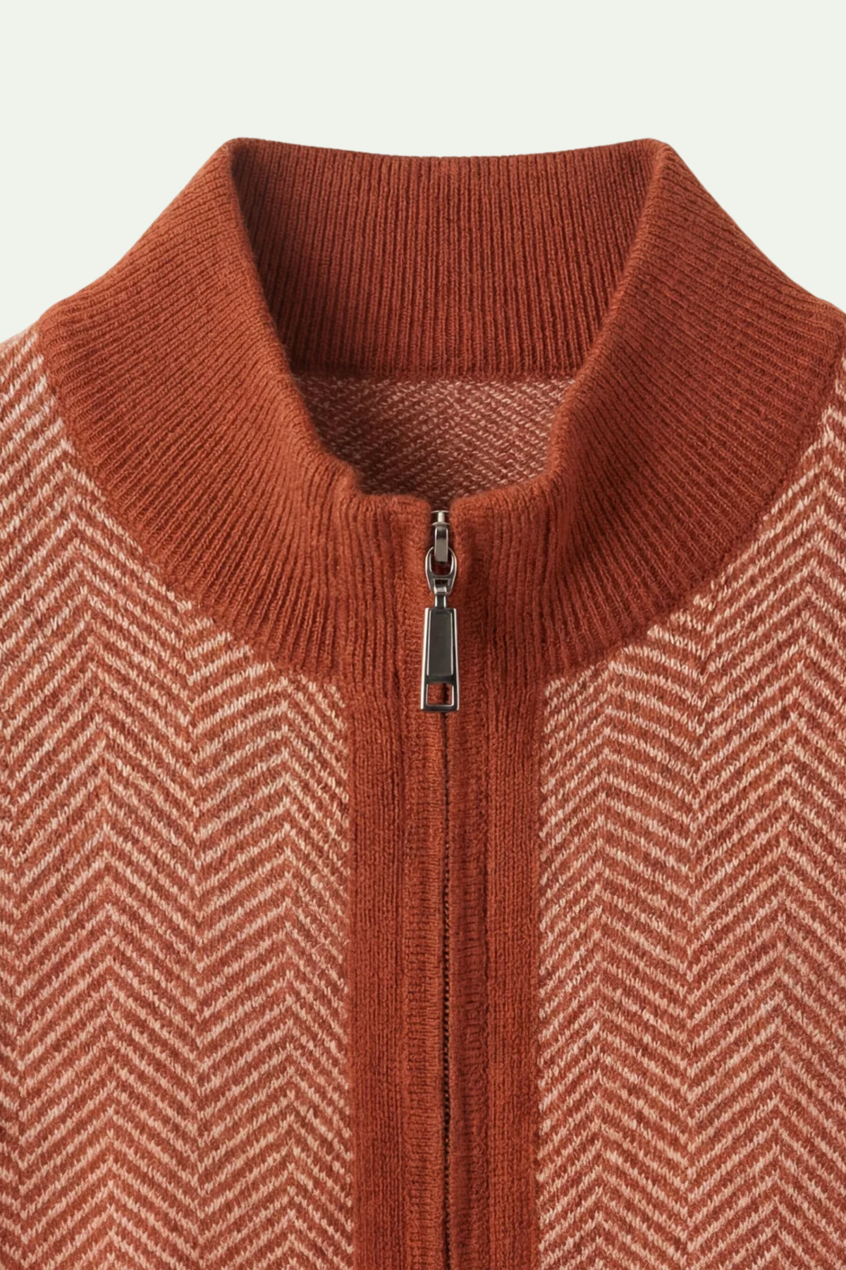Mirsino Cashmere Zip Set Orange