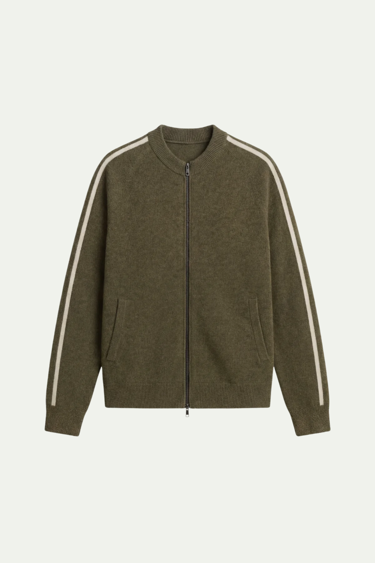 Mirsino Zip Knit Olive