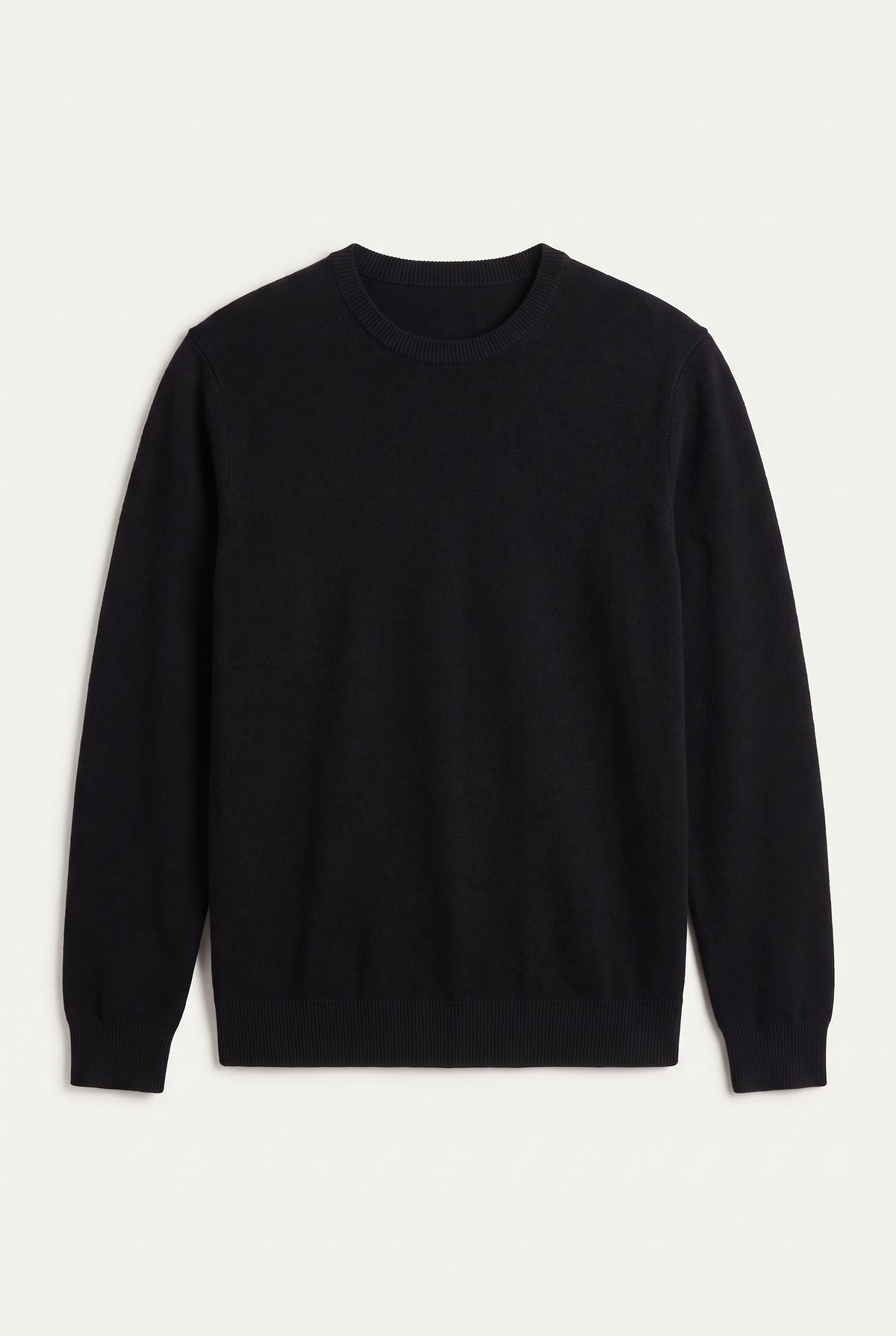 Mirsino Cashmere Crewneck Jumper Black