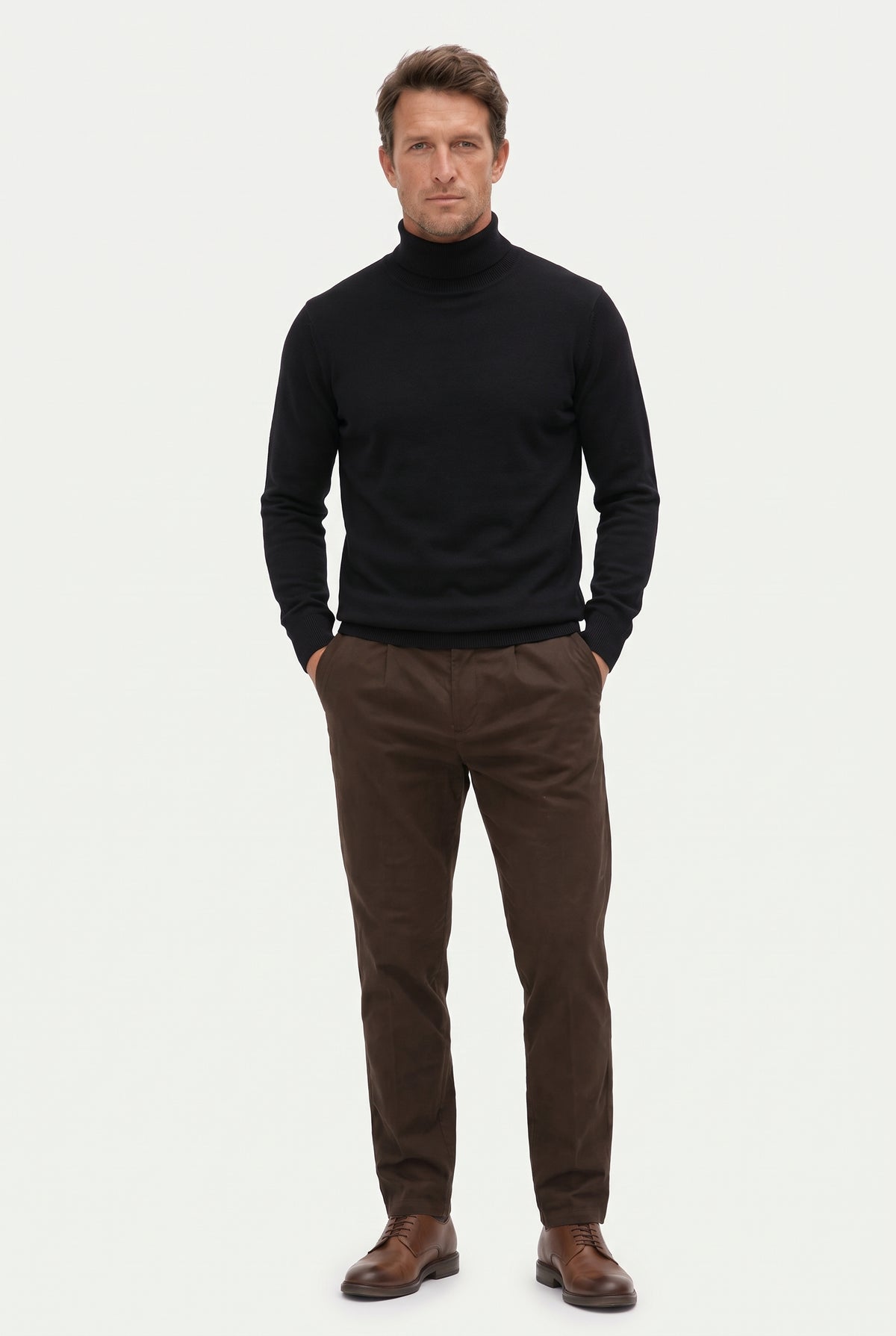 Mirsino Mongolian Cashmere Sweater Black