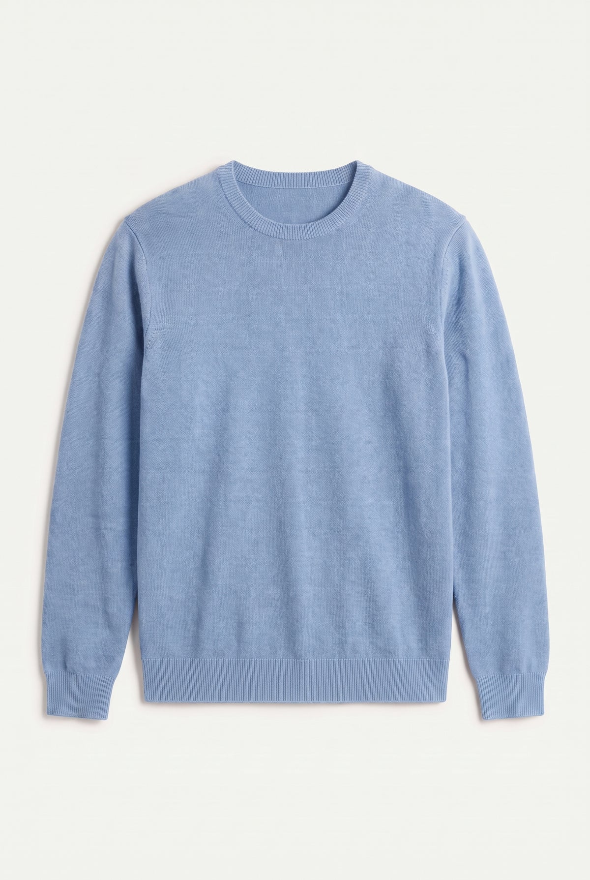 Mirsino Cashmere Crewneck Jumper Blue