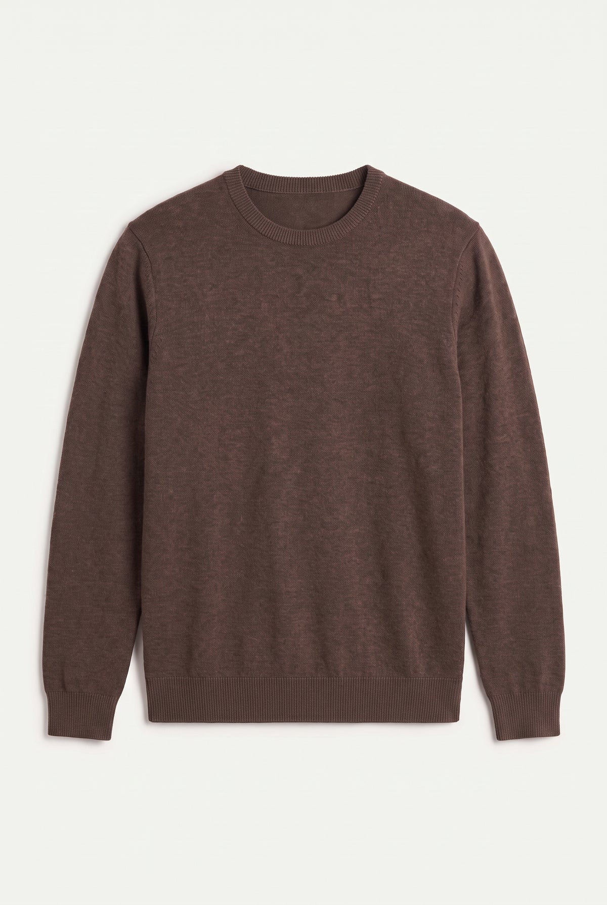 Mirsino Cashmere Crewneck Jumper Brown
