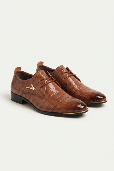 Vittorio™ Croc Cognac