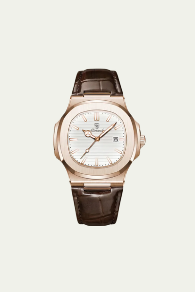 Lisbon Leather Watch White