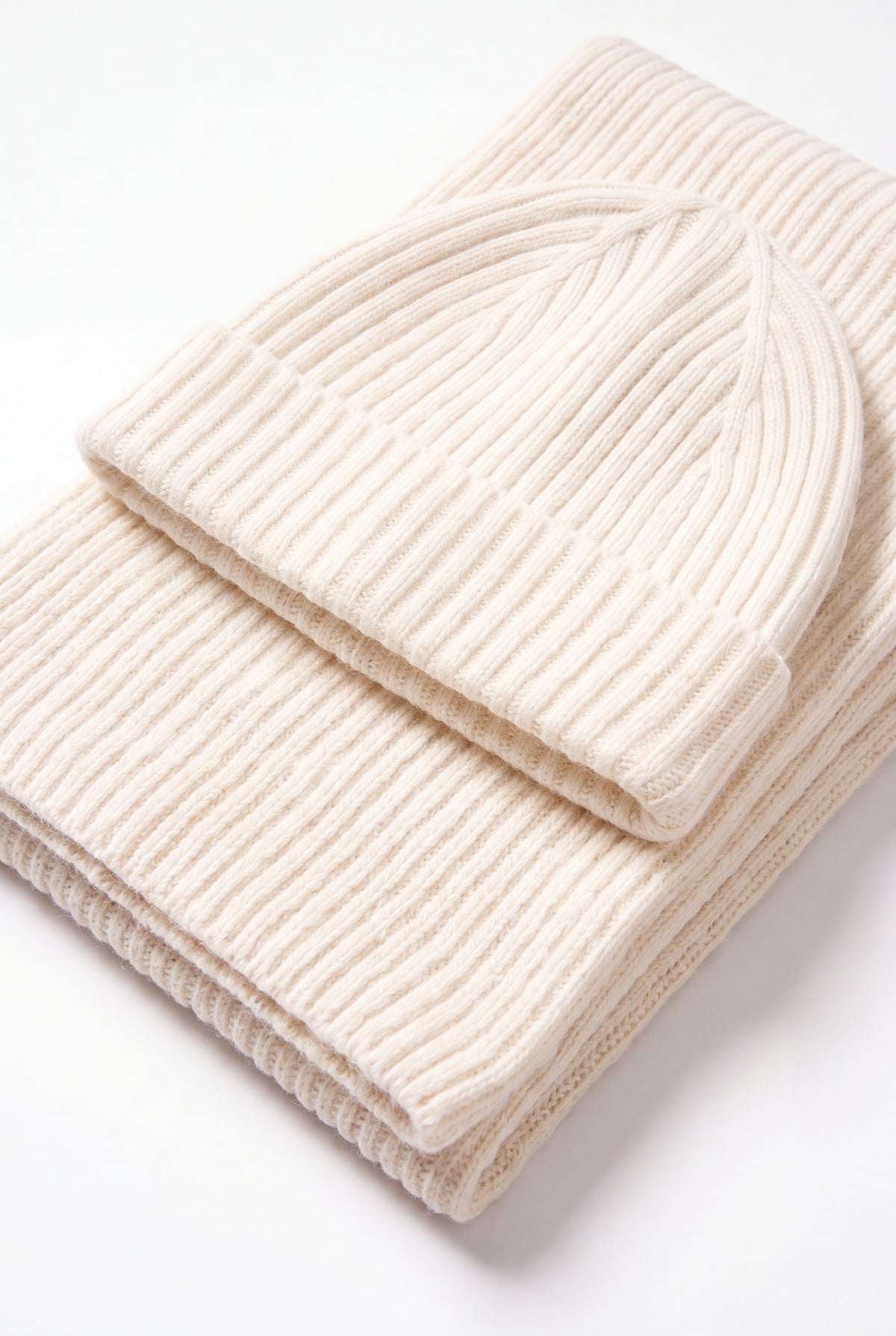 Creme Merino Wool Winter Set