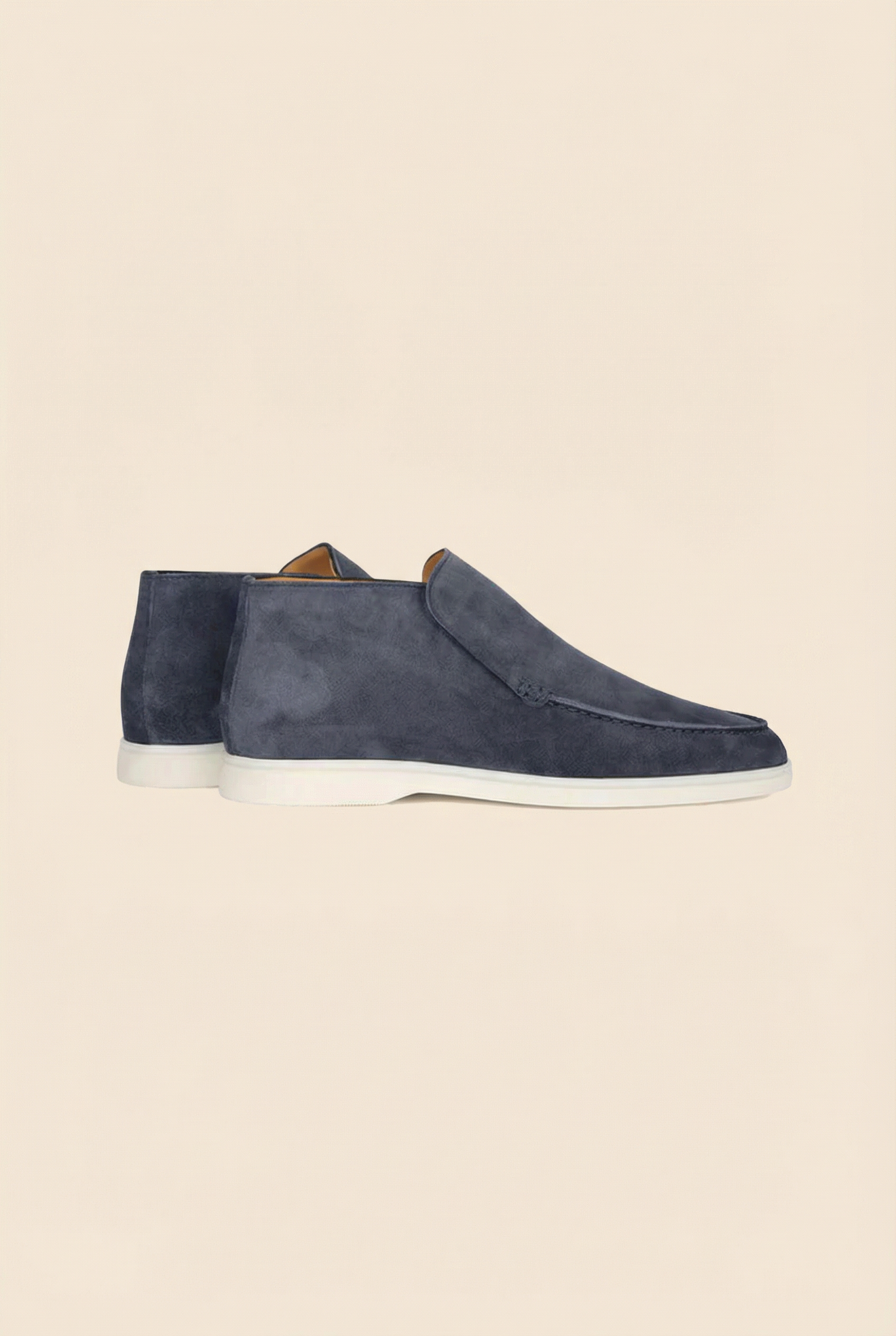 Dark Blue High Top Loafer