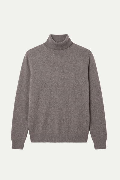 Mirsino Mongolian Cashmere Sweater Dark Grey