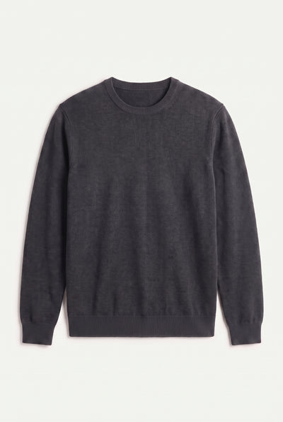 Mirsino Cashmere Crewneck Jumper Dark Grey