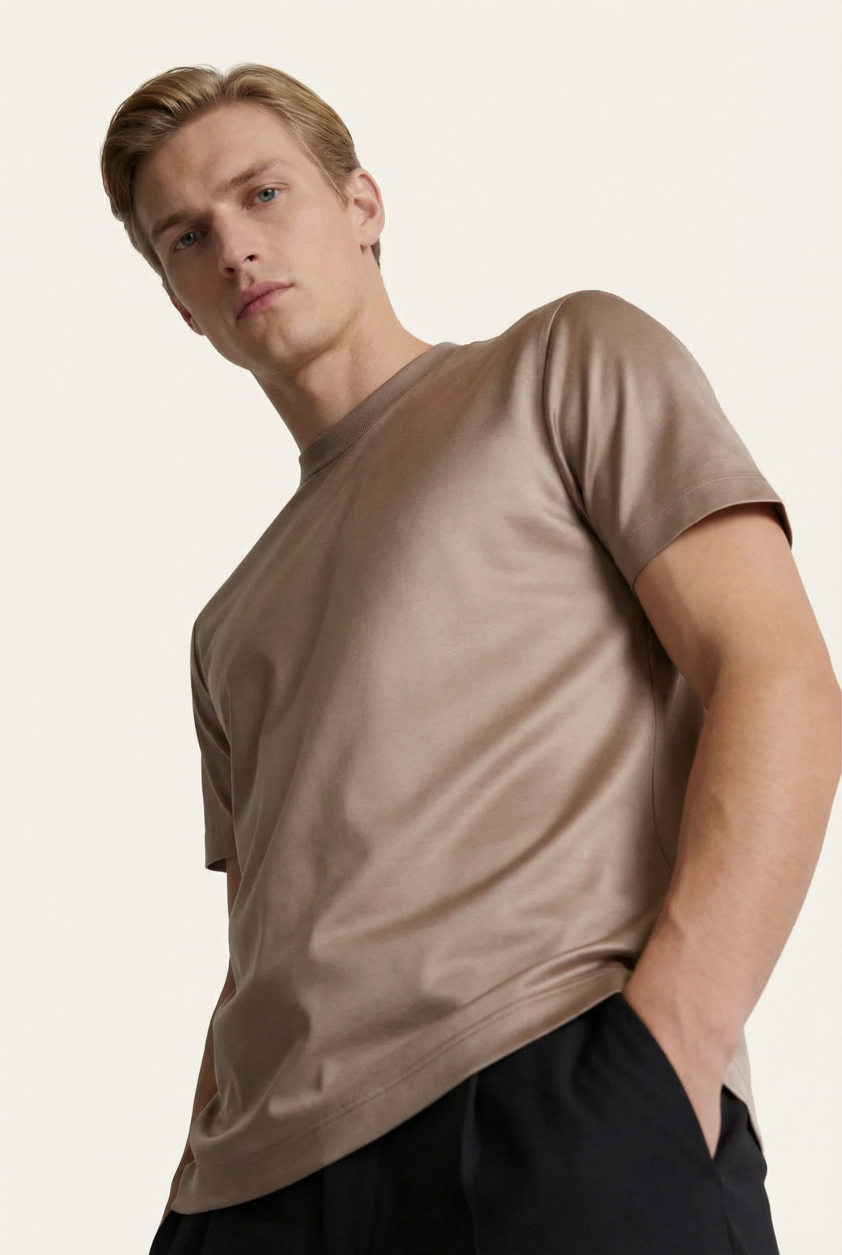 Taupe Imperial Tee