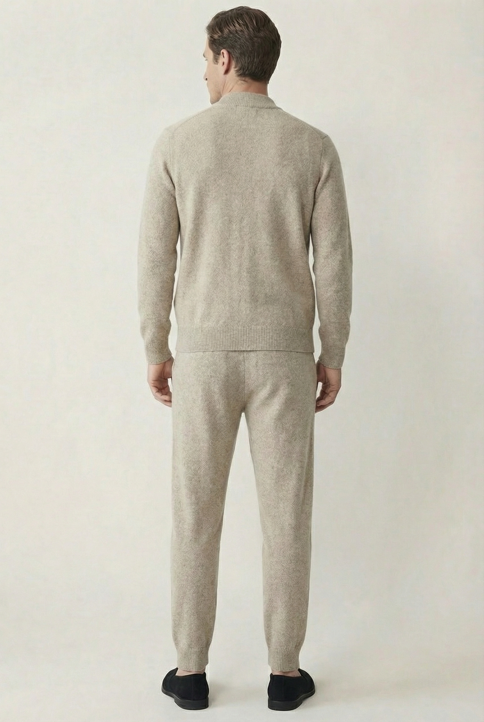 Premium Wool Zip Set - Sand