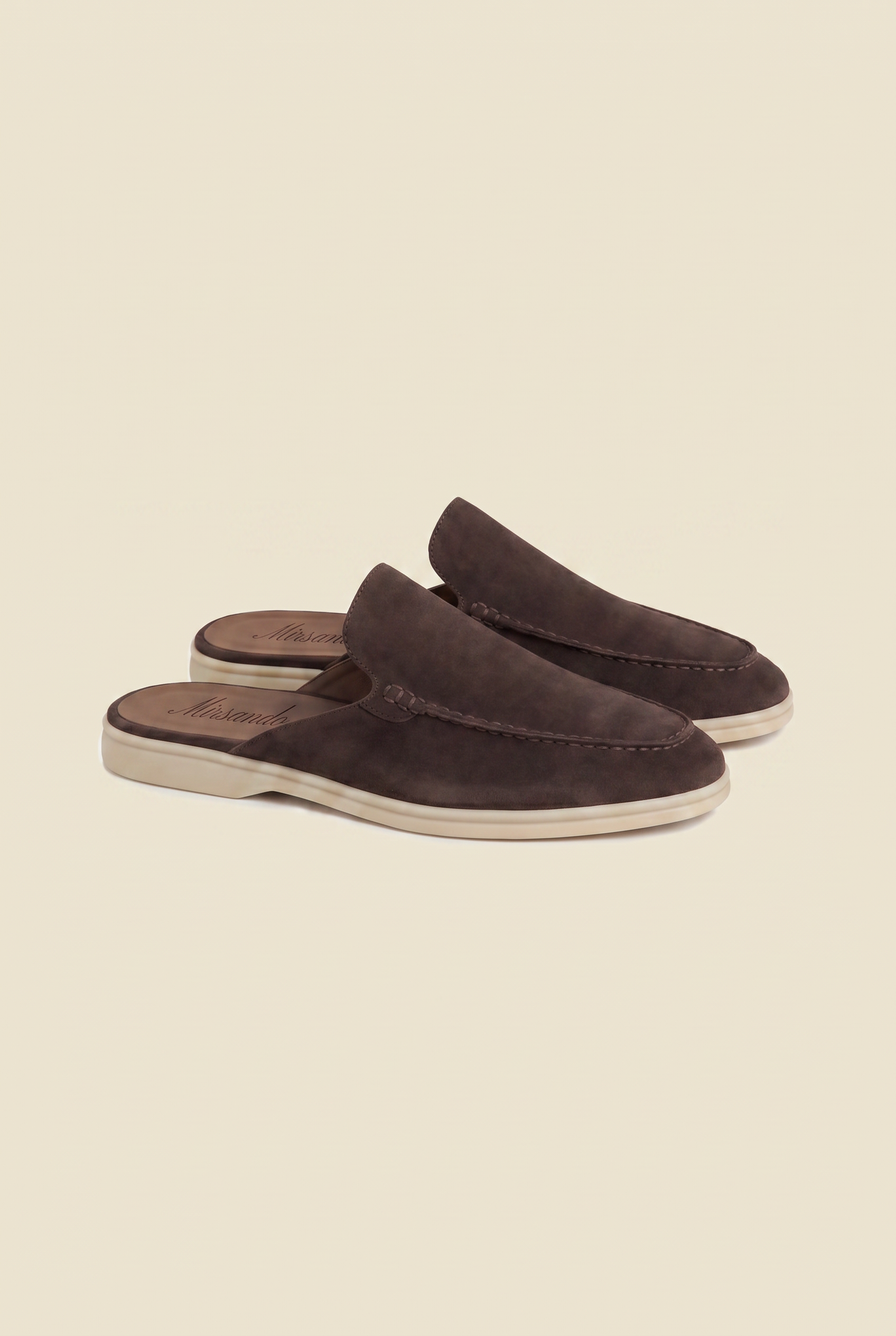 Yacht Loafer Suede Mule Brown