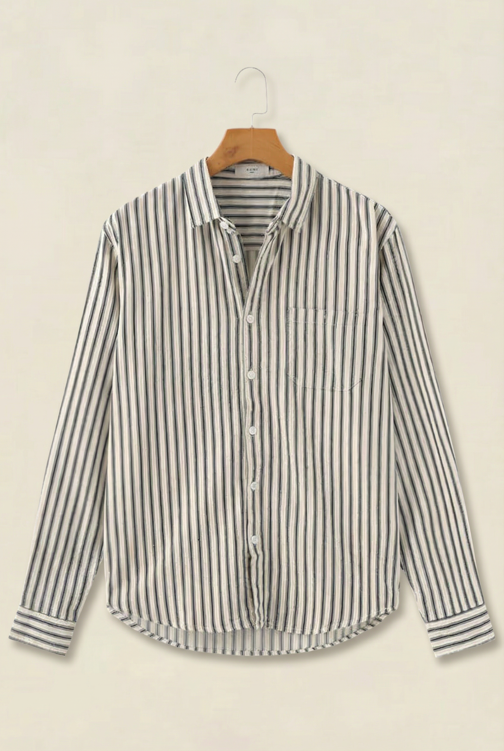 Gentlemen's Striped Shirt Brown