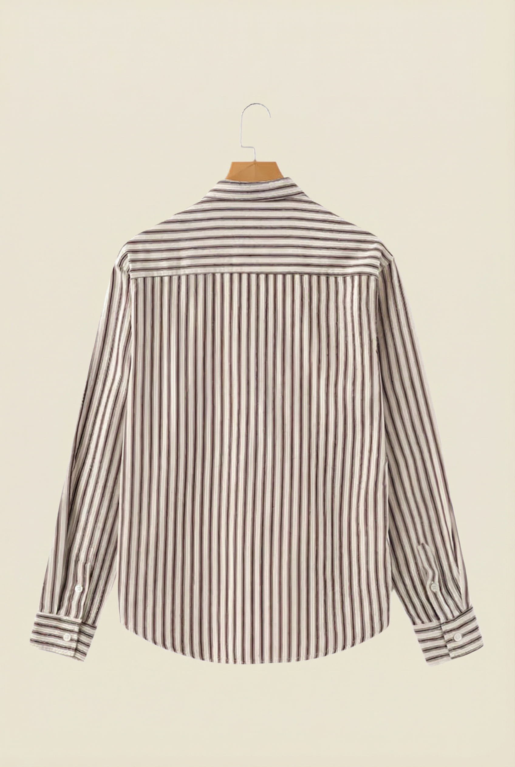 Gentlemen's Striped Shirt Brown