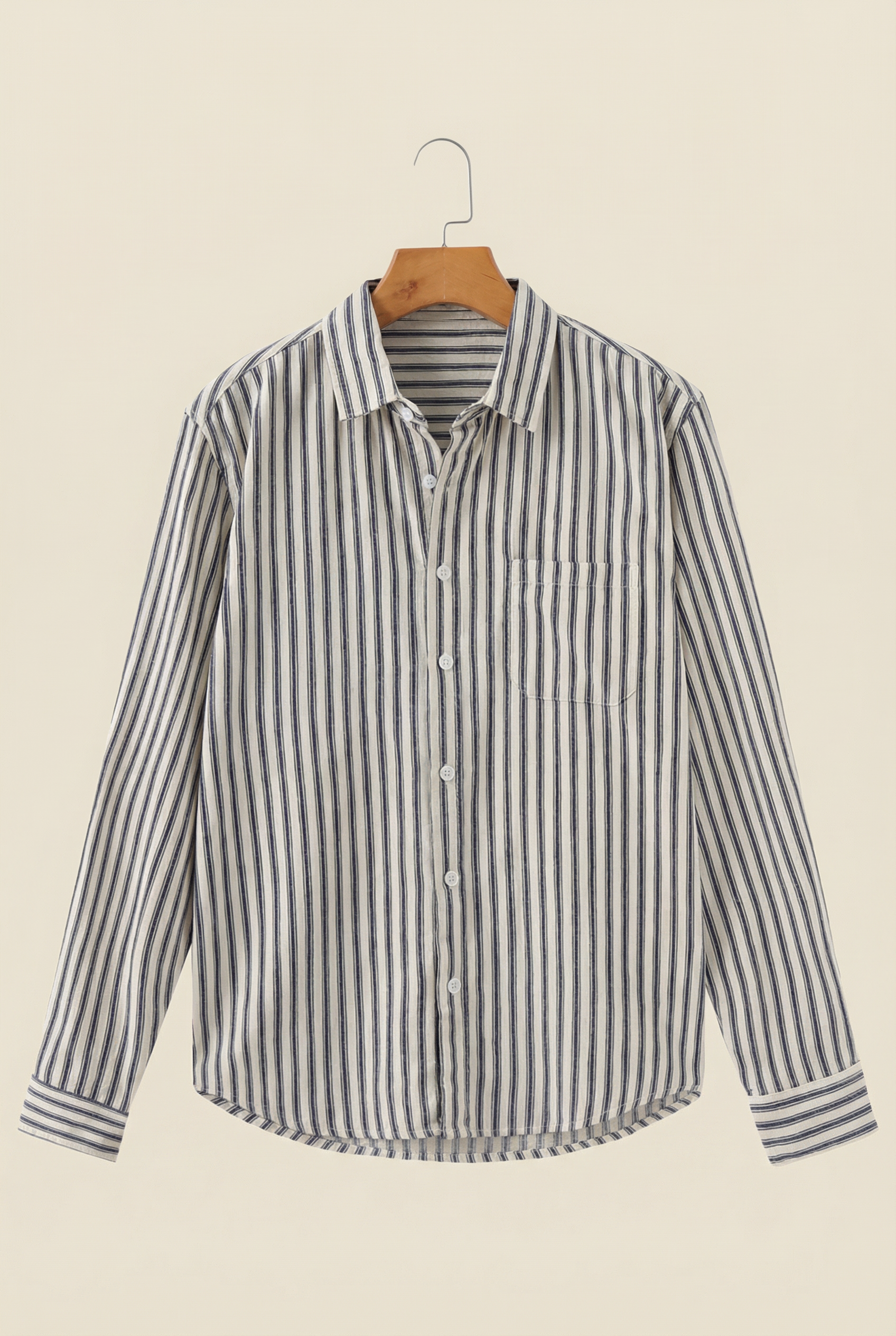 Gentlemen's Striped Shirt Blue