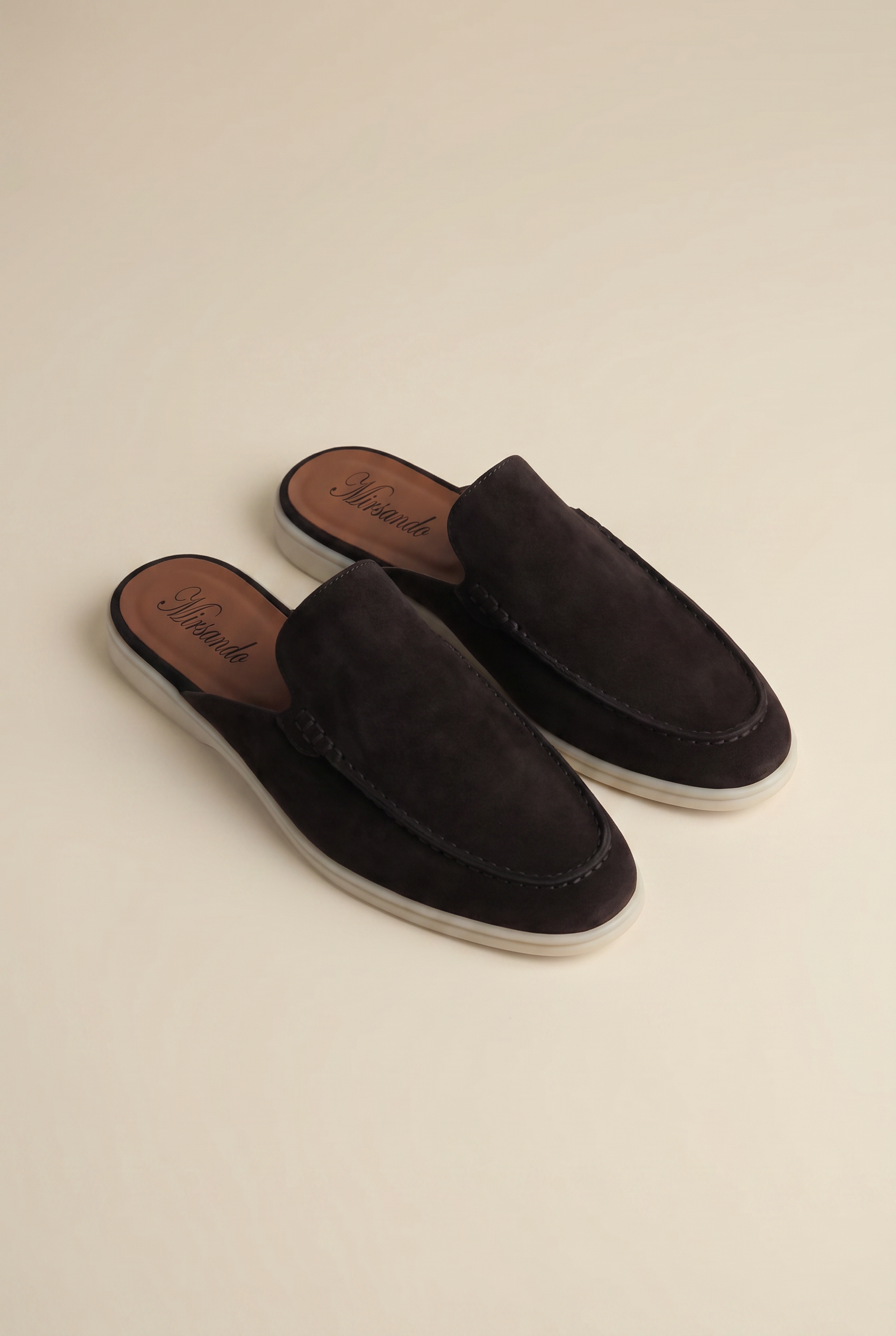 Yacht Loafer Suede Mule Brown