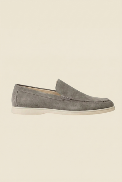 Suede Loafers Grey