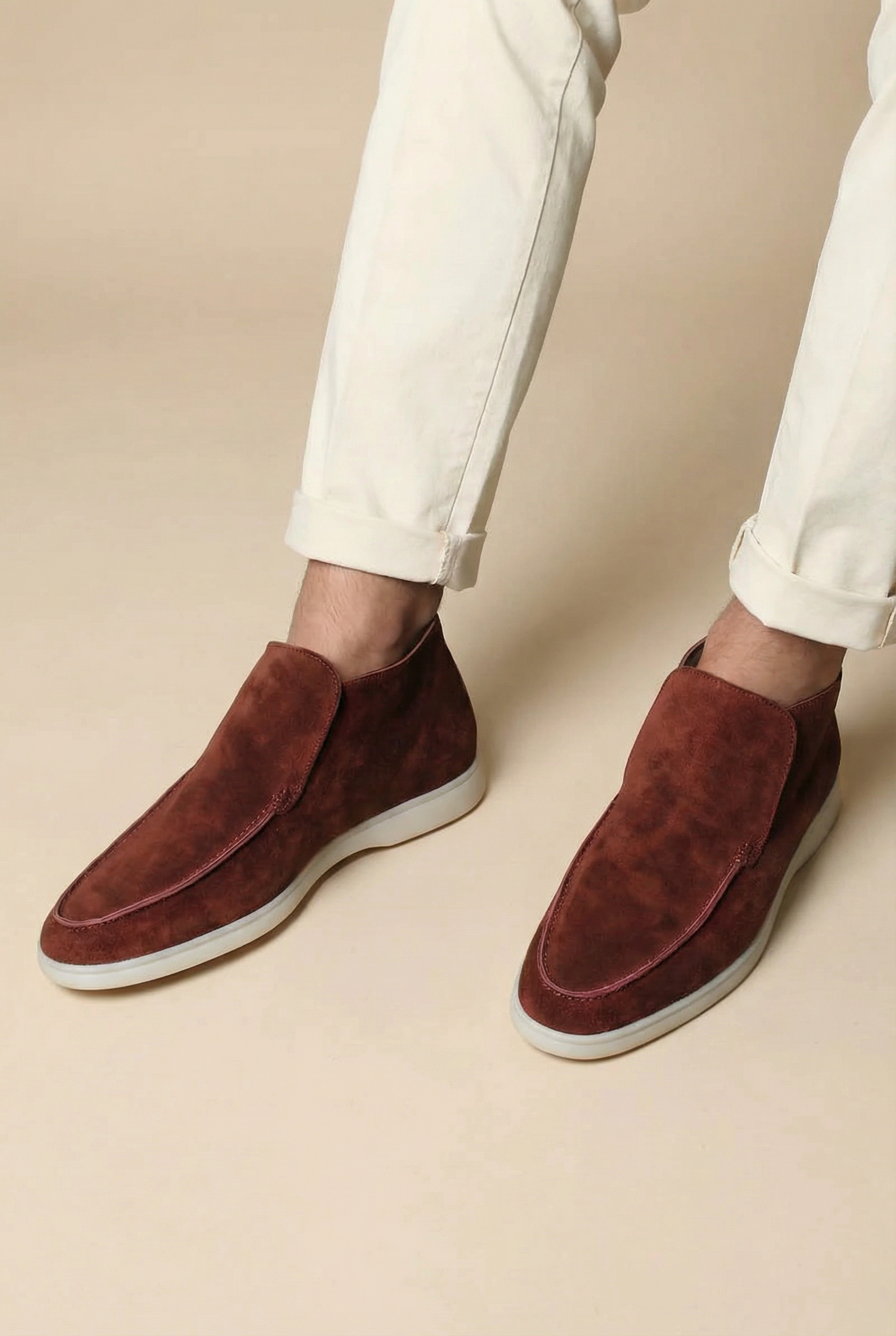 Red Wine High Top Loafer