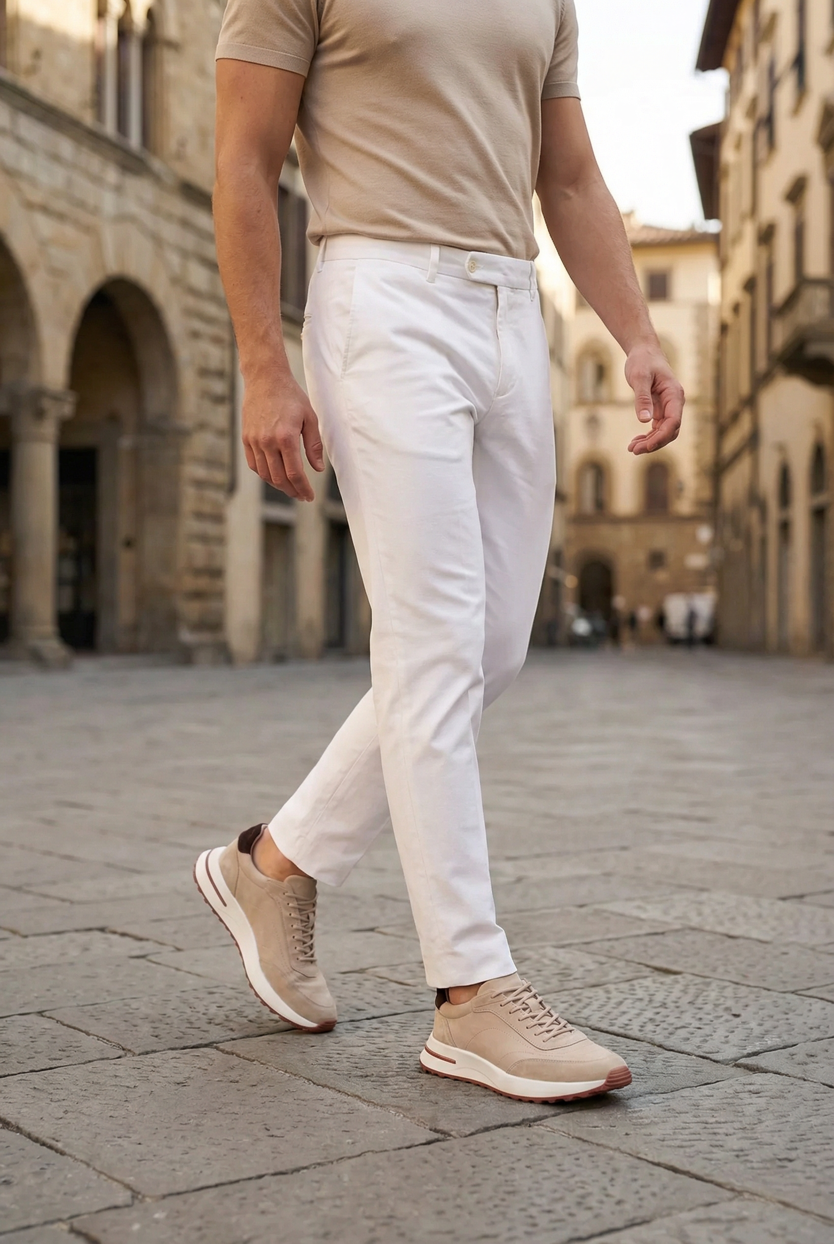 Mirsofino Sneaker Suede Beige