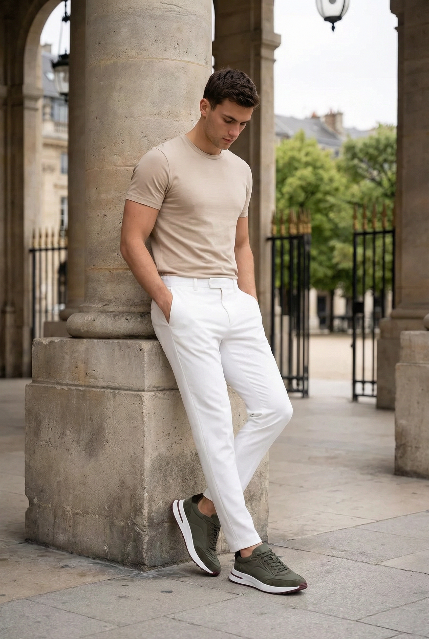 Mirsofino Sneaker Suede Olive