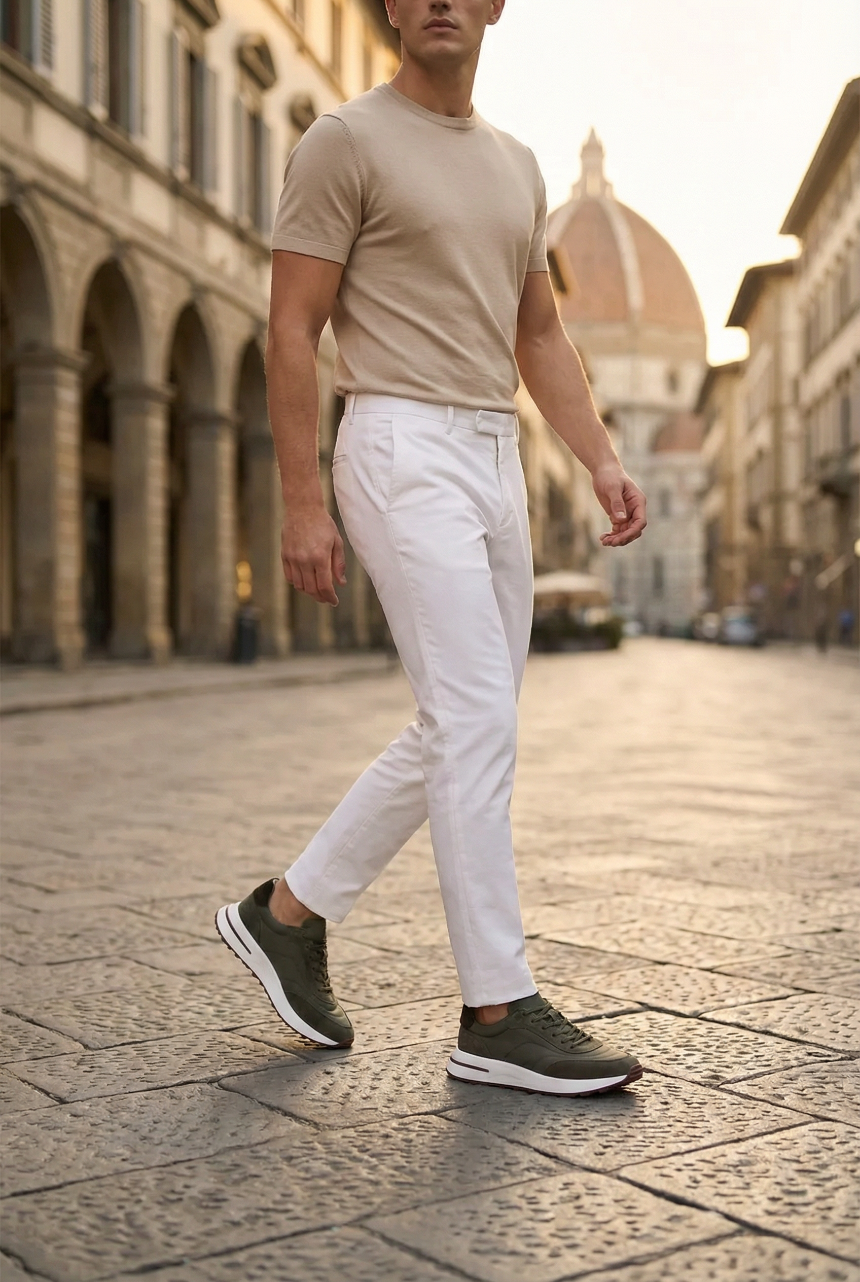 Mirsofino Sneaker Suede Olive