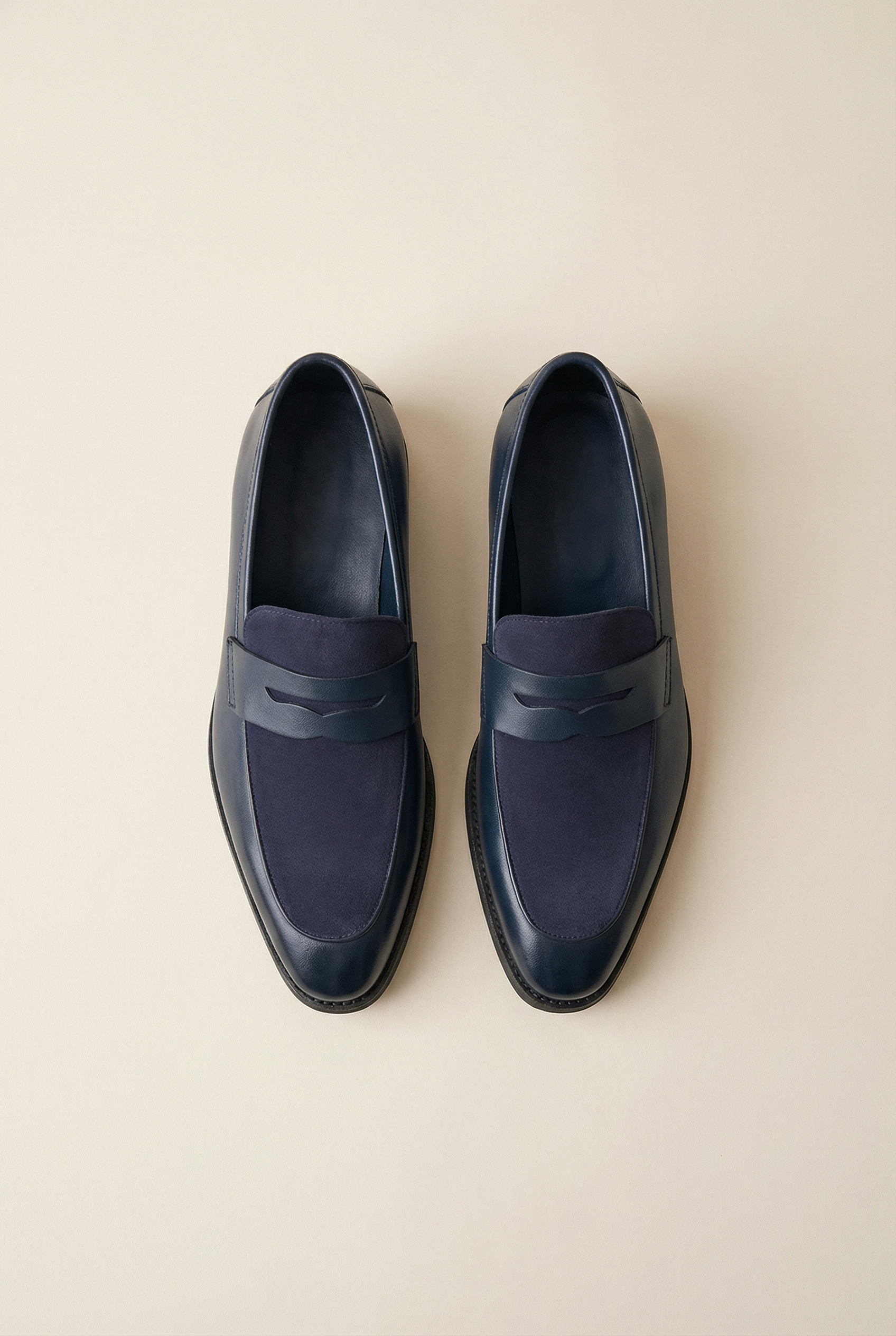 Marconi Leather Loafer Navy