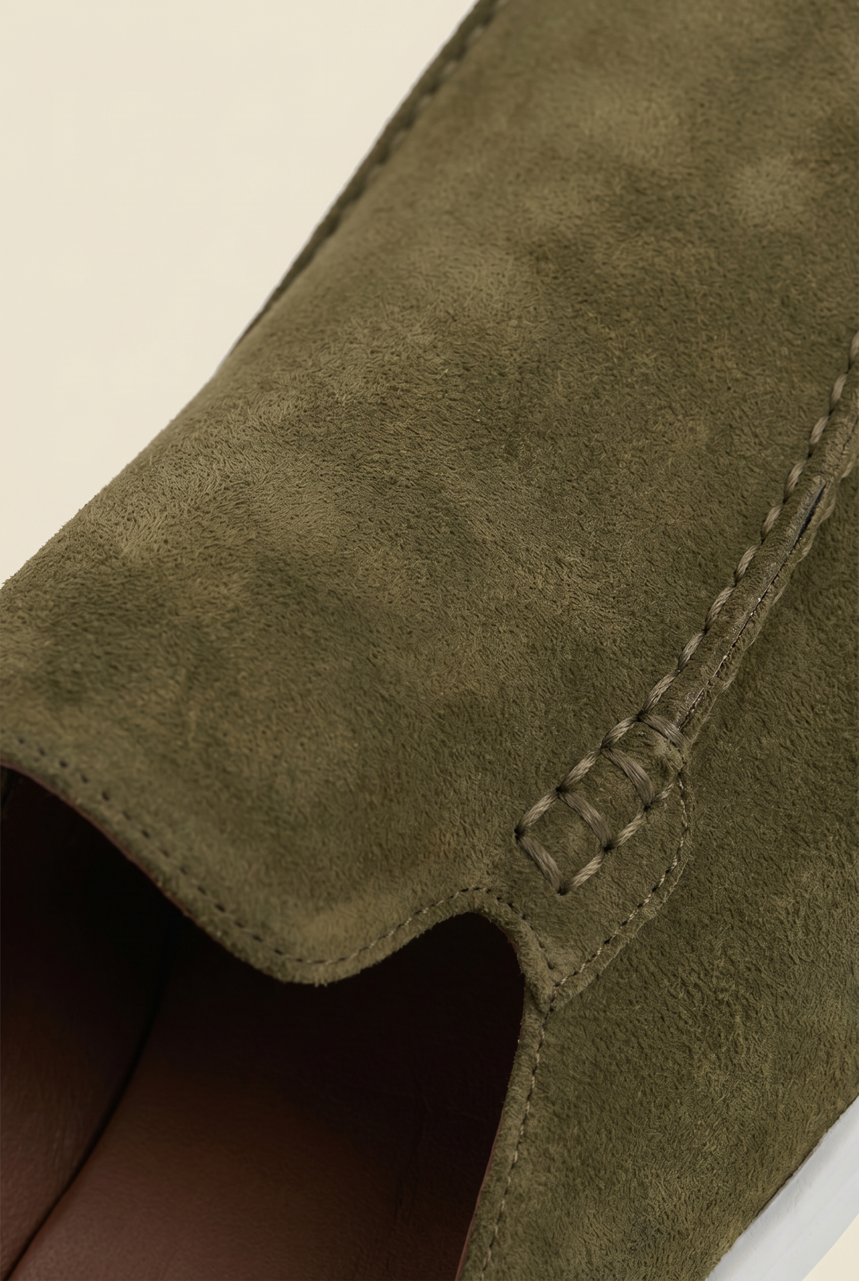Yacht Loafer Suede Mule Sage
