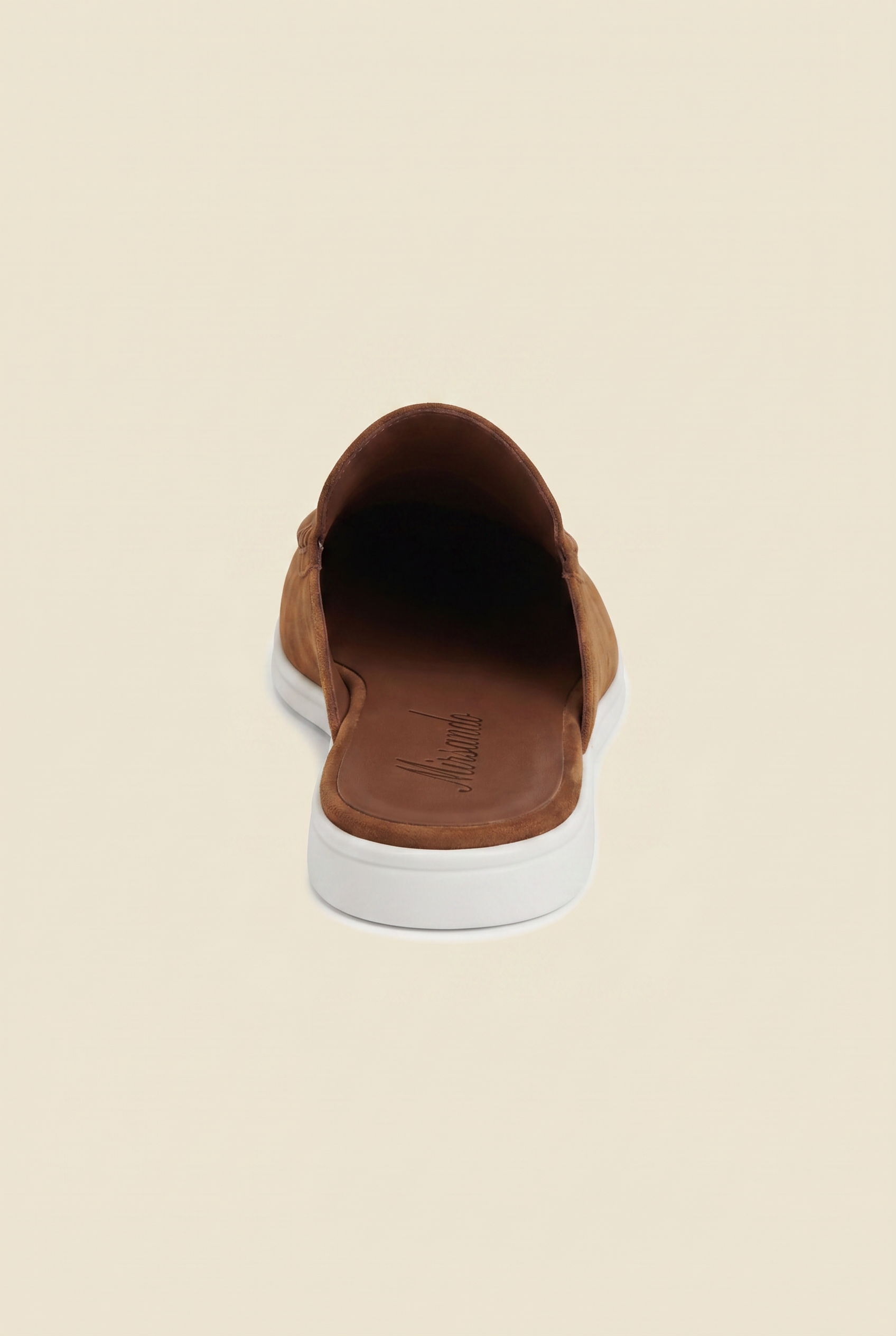 Yacht Loafer Suede Mule Tan