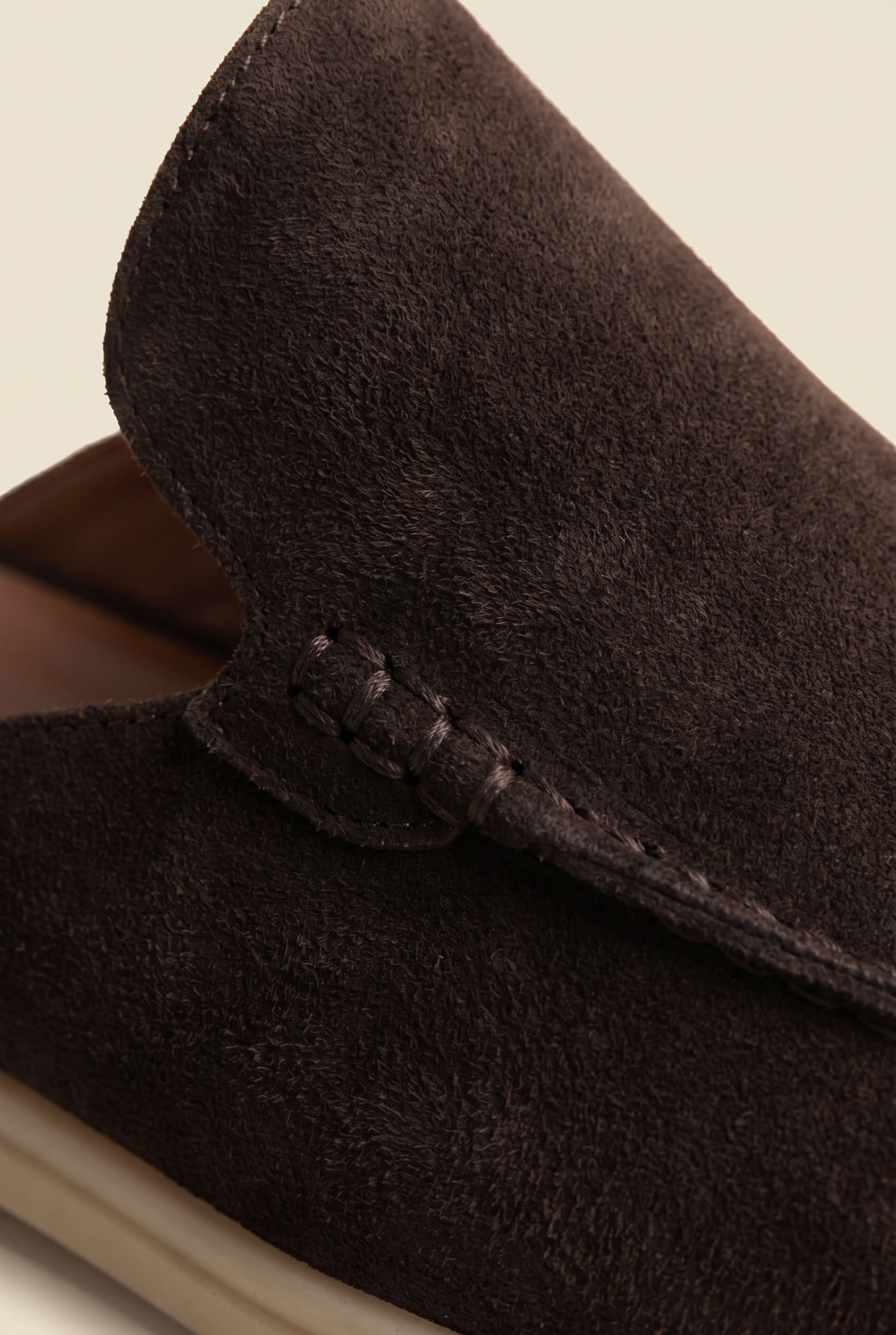 Yacht Loafer Suede Mule Brown