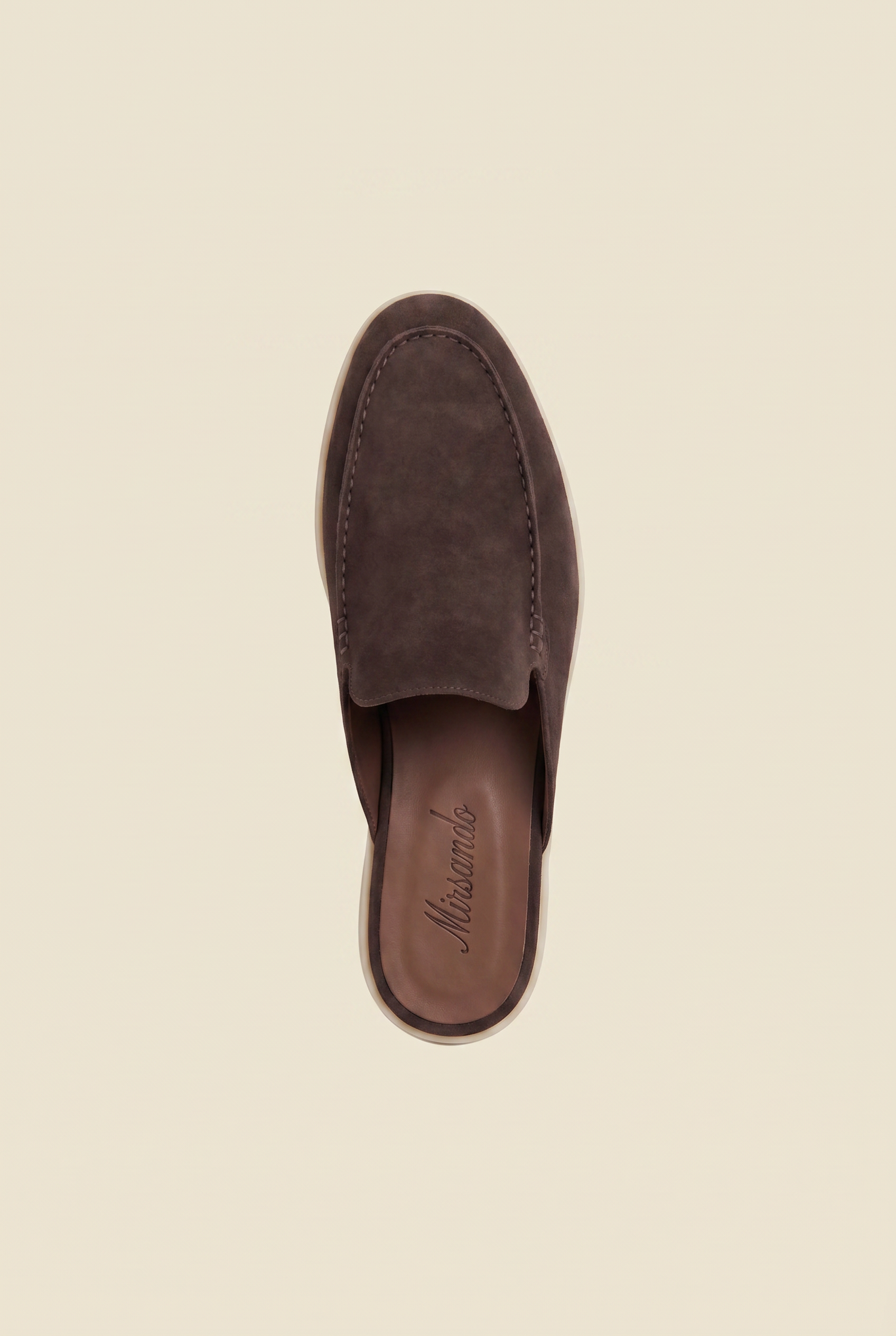 Yacht Loafer Suede Mule Brown