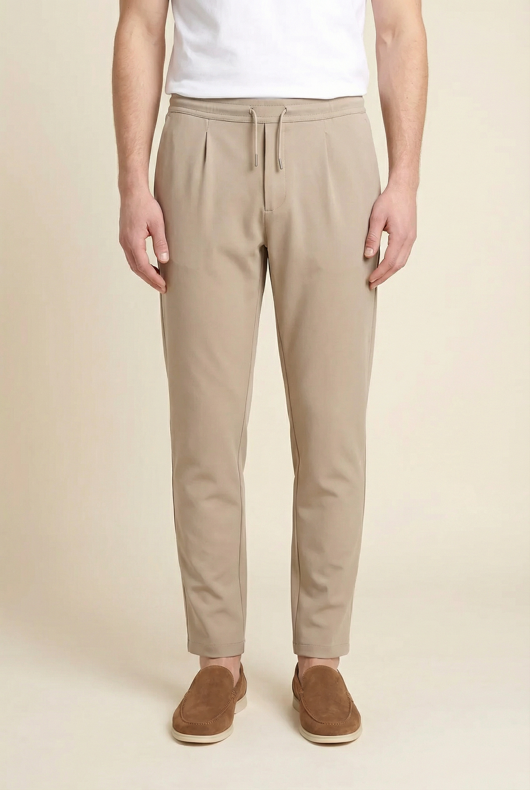 Light Beige Smart Pants