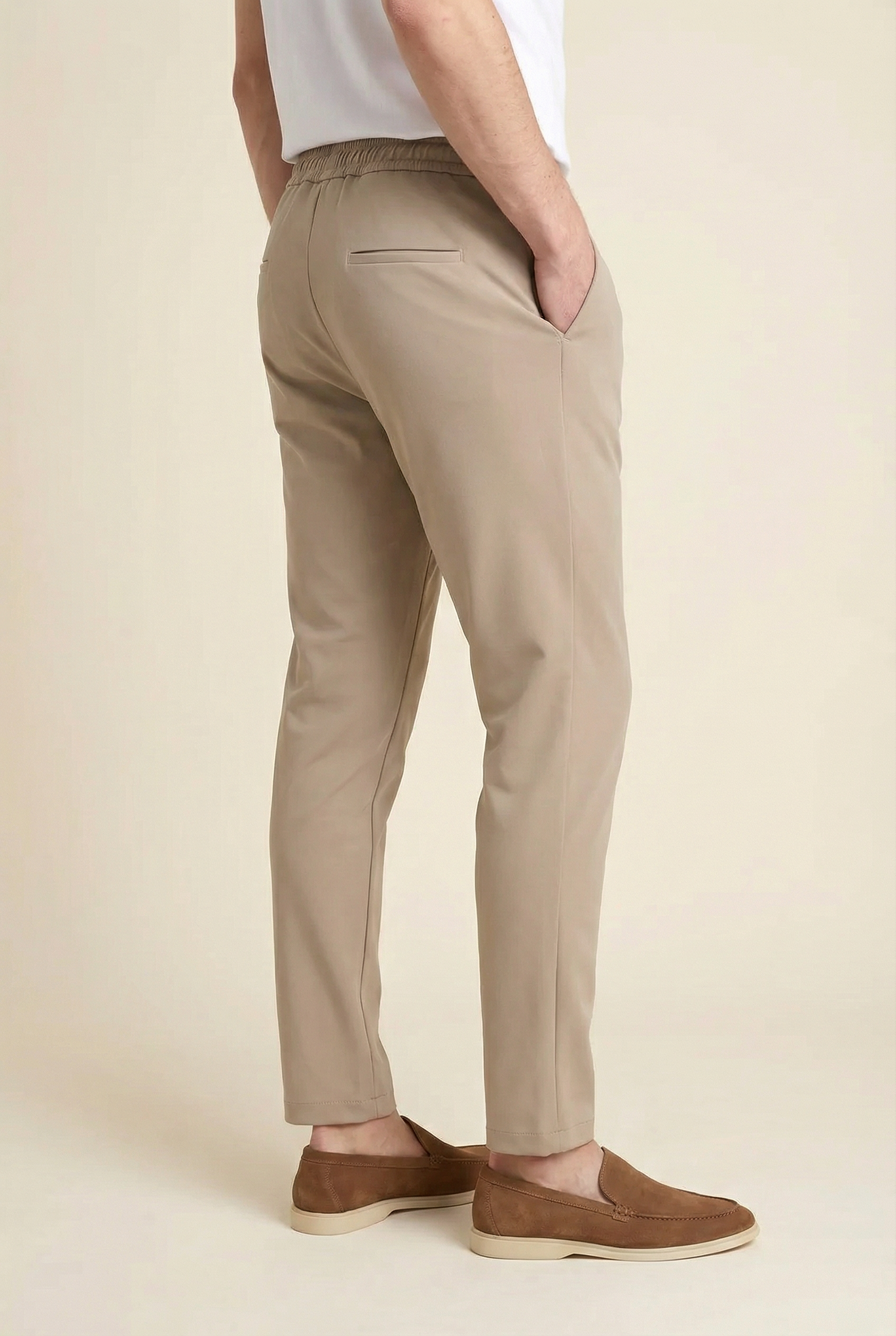Light Beige Smart Pants