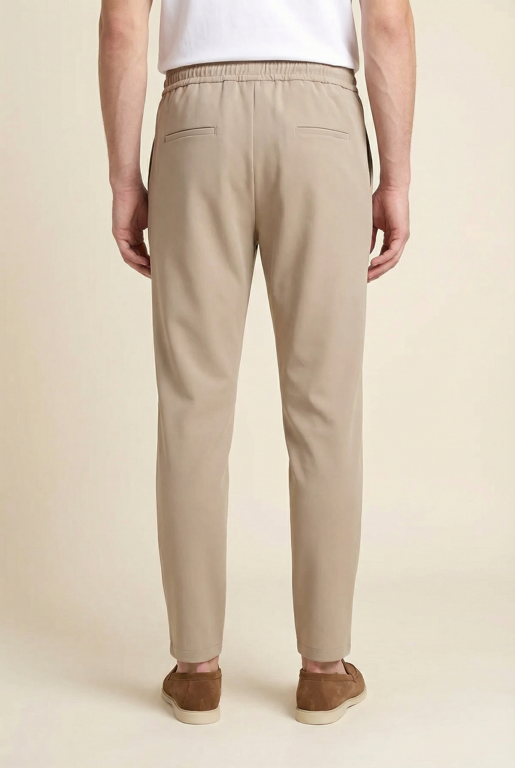 Light Beige Smart Pants