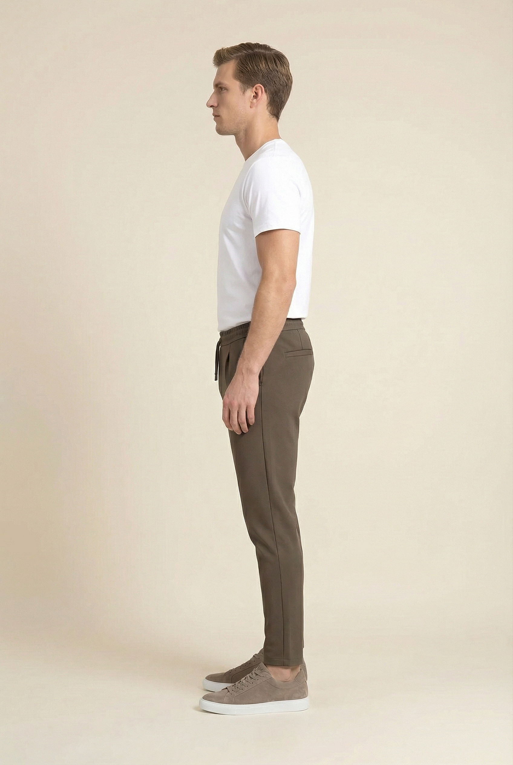 Mocha Brown Tech Pants