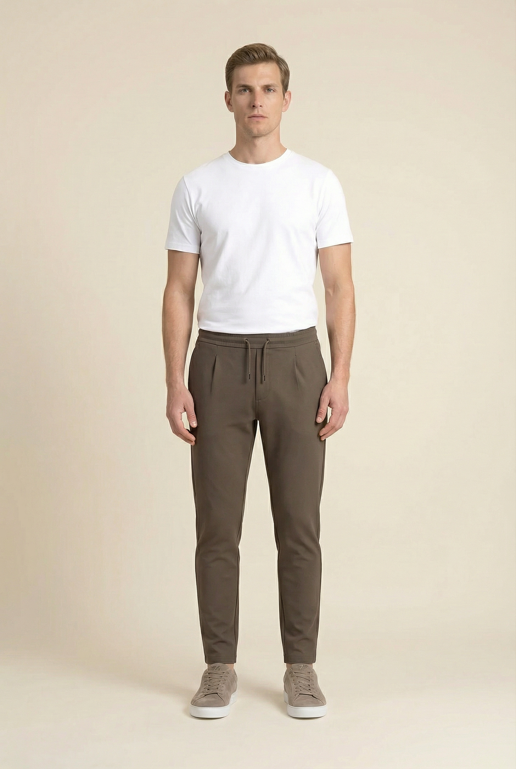 Mocha Brown Tech Pants