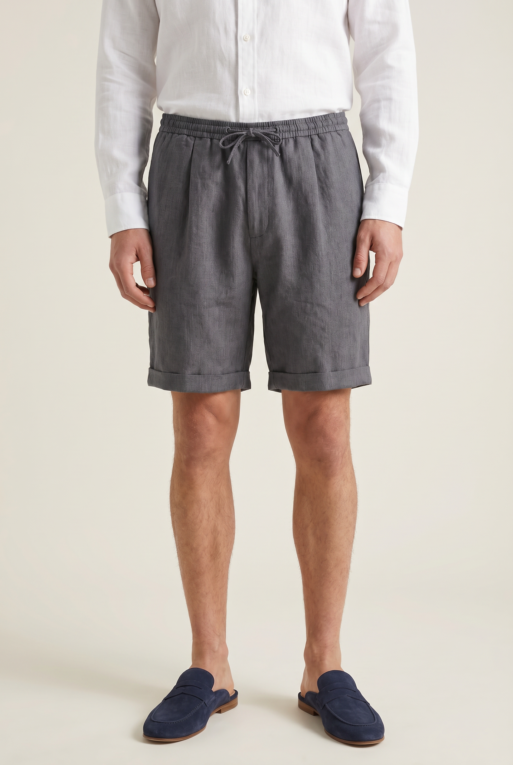 Mirsando Linen Short Gray