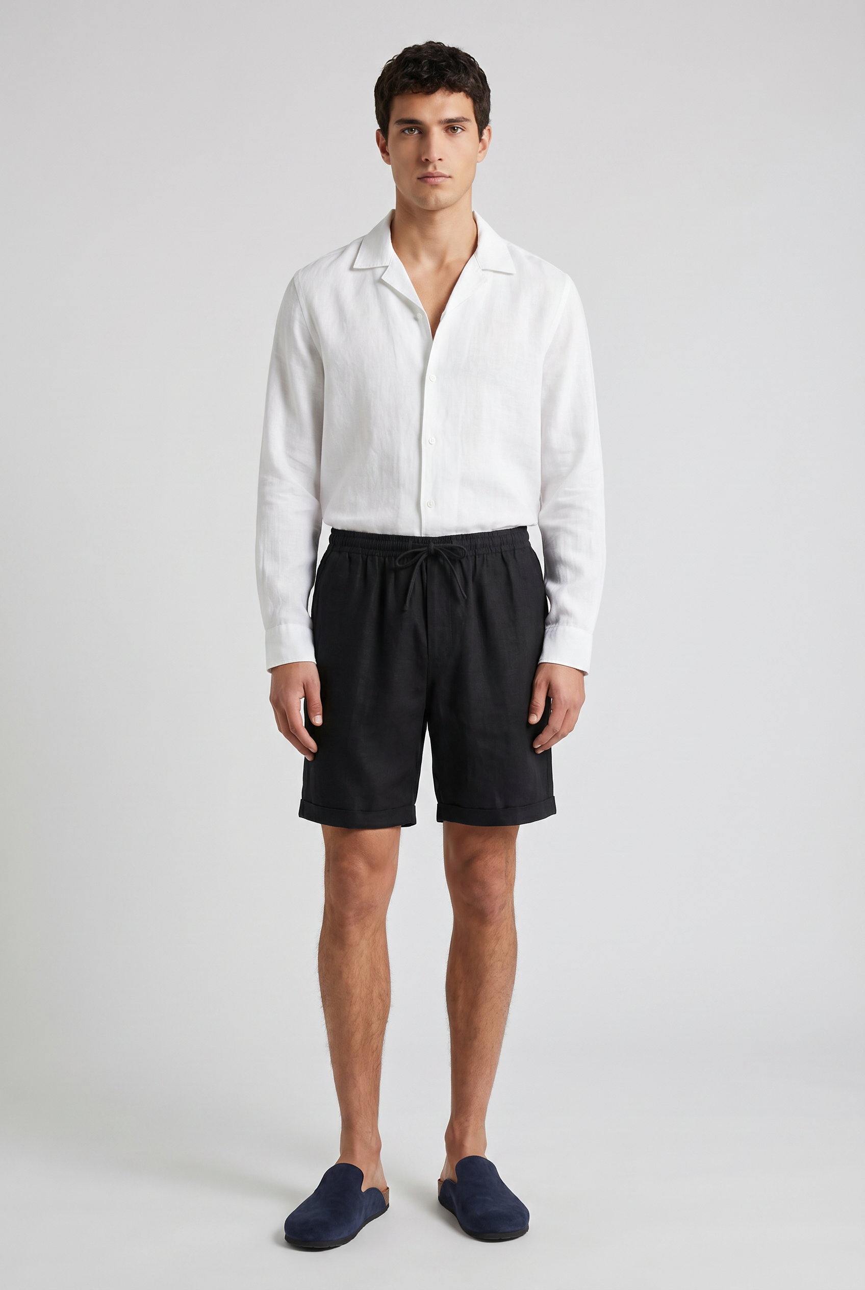 Mirsando Linen Short Black