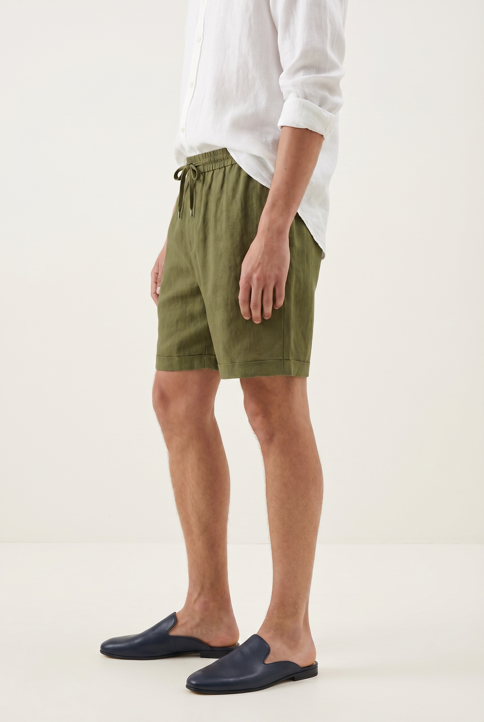 Mirsando Linen Short Olive