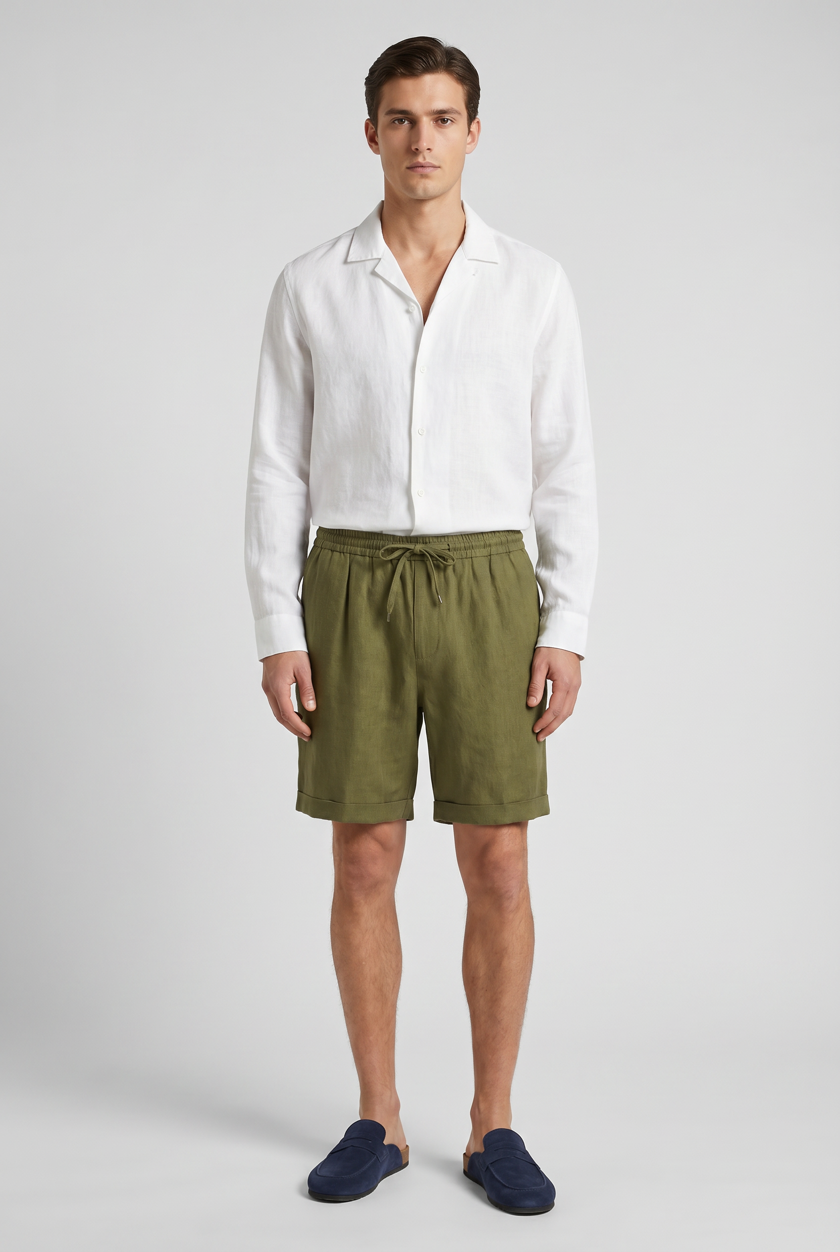 Mirsando Linen Short Olive