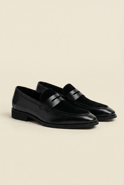 Marconi Leather Loafer Black