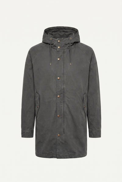 Mirsino Military Style Parka Grey