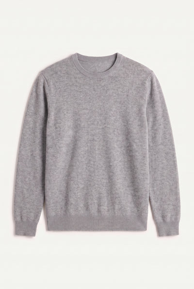 Mirsino Cashmere Crewneck Jumper Grey