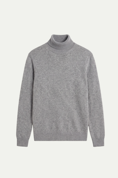 Mirsino Mongolian Cashmere Sweater Light Grey