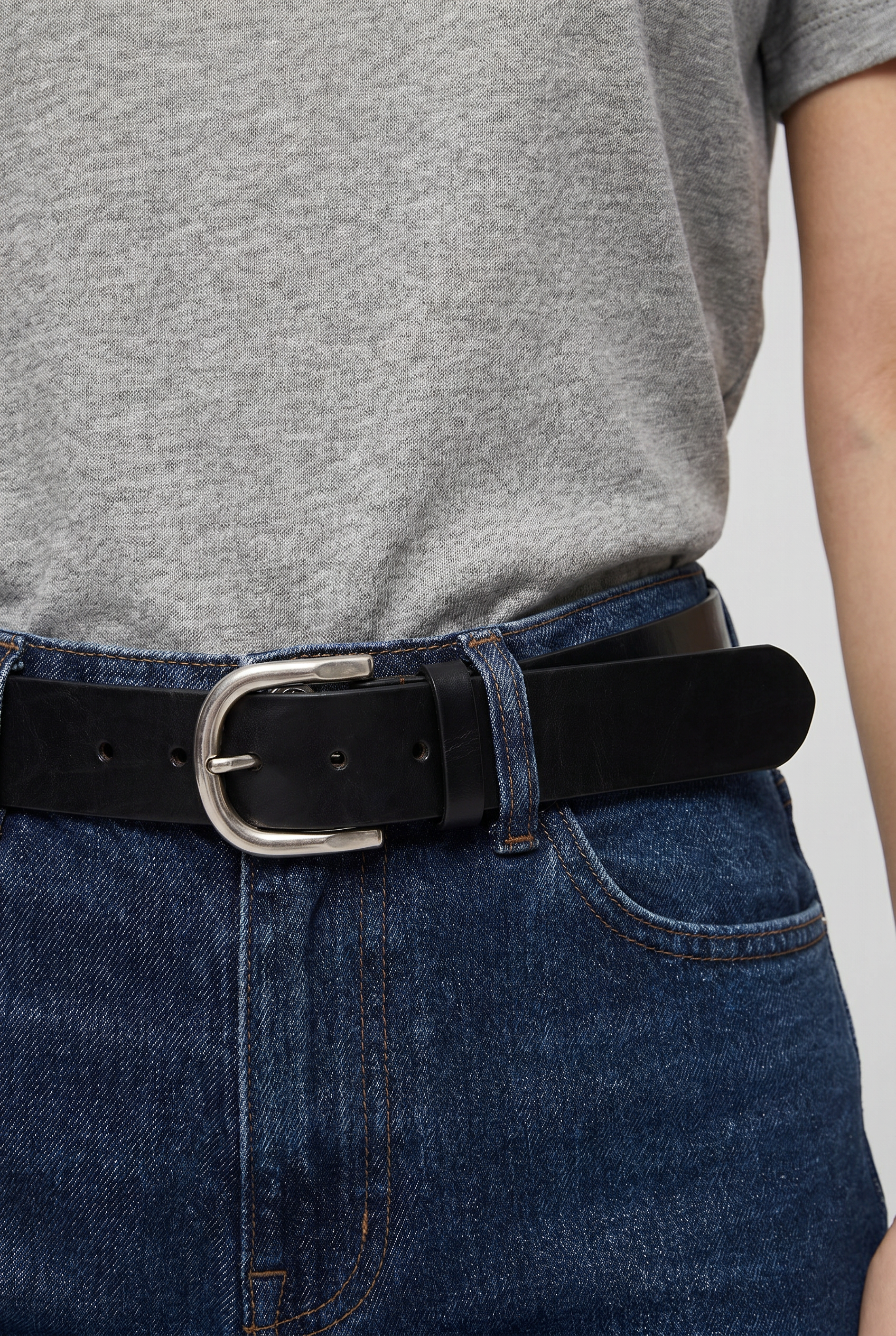 Mittorio™ Classic Leather Belt Black