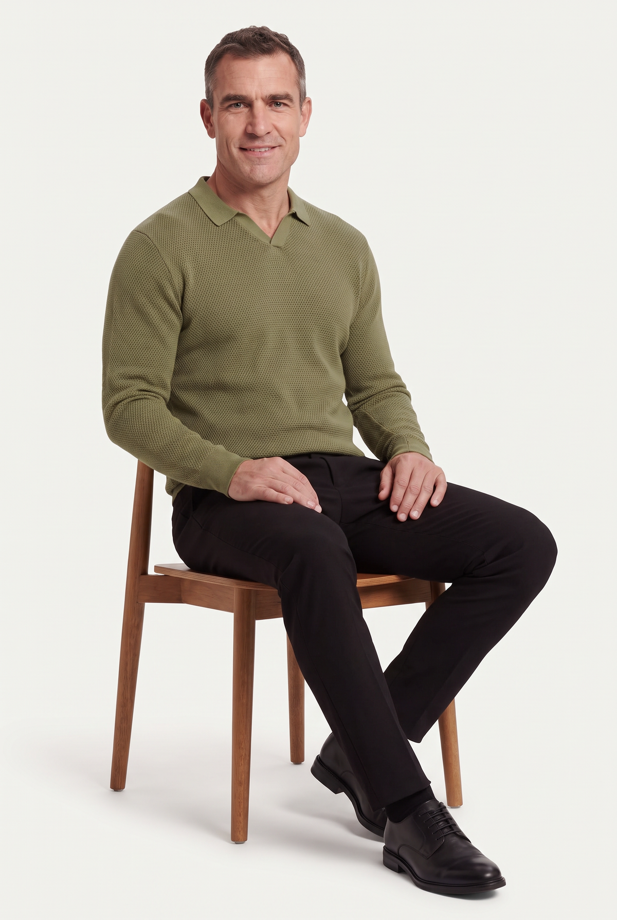 Mirsino Polo Sweater Olive